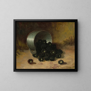 Carducius Plantagenet Ream - Blackberries Spilling from Tin Cup.webp
