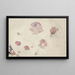 violet- og rosa blomsterstudier - Carel Adolph Lion Cachet — indrammet kunstværk på væggen