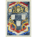 Koncept dekorativ med nationale våbenskjolde, flag og faner - Carel Adolph Lion Cachet — visning af kunstværket