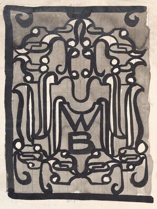 Carel Adolph Lion Cachet - Ontwerp van een vignet voor de Wereldbibliotheek.webp