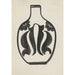 Reproduktion af maleriet Projekt for en vase - Carel Adolph Lion Cachet