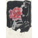 Reproduktion af maleriet Rose rouge - Carel Adolph Lion Cachet