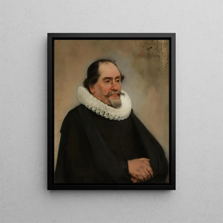 Carel Fabritius - Portrait of Abraham de Potter Amsterdam Silk Merchant.webp