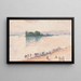 Vue depuis la rive sur toute la largeur d'une rivière - Carel Nicolaas Storm van 's Gravesande — indrammet kunstværk på væggen