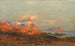 Solnedgang over Lofoten - Carl August Heinrich Ferdinand Oesterley — visning af kunstværket