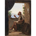 Reproduktion af maleriet En fisker fra Sorrente, Italien - Carl Bloch