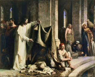 Le Christ guérissant à la piscine de Bethesda - Carl Bloch — visning af kunstværket