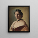 maleriet L'épouse de l'artiste, Mme Alma Bloch née Trepka - Carl Bloch — indrammet kunstværk på væggen