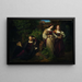 Torquato Tasso og de to Leonorer - Carl Ferdinand Sohn — indrammet kunstværk på væggen