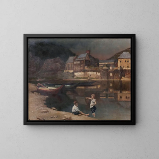 Carl Freiherr von Pidoll zu Quintenbach - River Scenery.webp