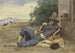 Savoyardisk liggende på gulvet - Carl Friedrich Heinrich Werner — visning af kunstværket