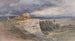 Vue de Norba du nord vers San Felice Circeo - Carl Friedrich Heinrich Werner — visning af kunstværket