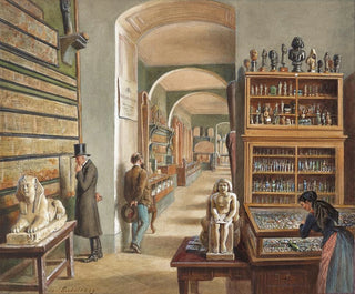 Le deuxième cabinet de la collection égyptienne - Carl Goebel le Jeune — visning af kunstværket