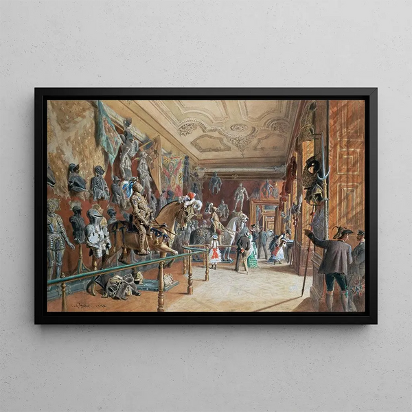Carl Goebel the younger - Die Rstkammer III der Ambraser Sammlung.webp