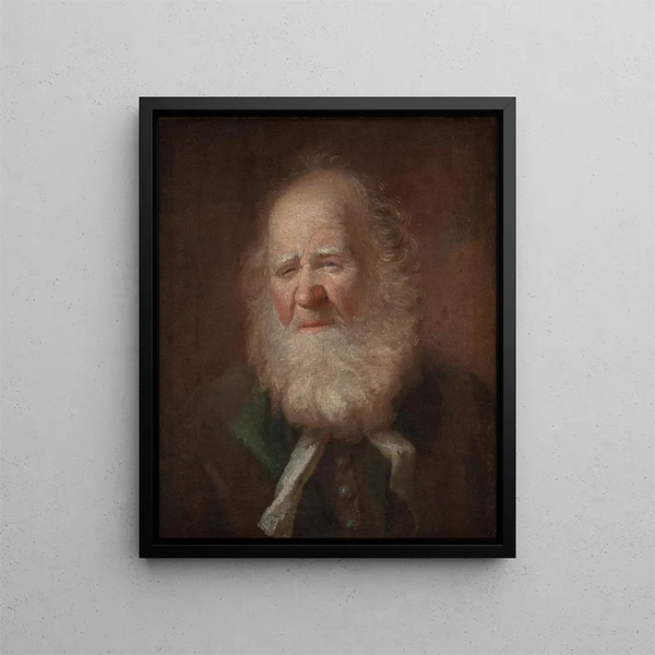 Portrait af Christian Jacobsen Drakenberg - Carl Gustaf Pilo — indrammet kunstværk på væggen