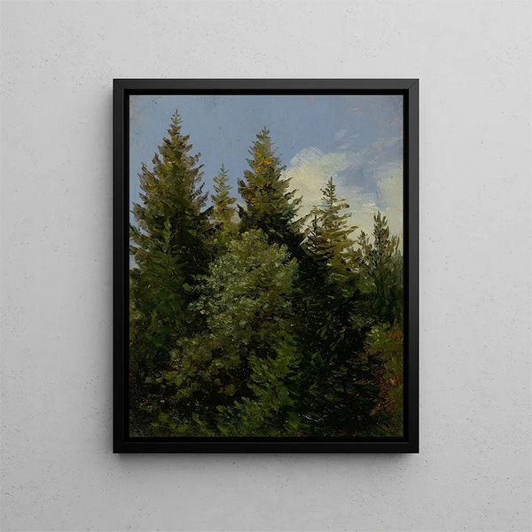 Skuer - Carl Gustav Carus — indrammet kunstværk på væggen