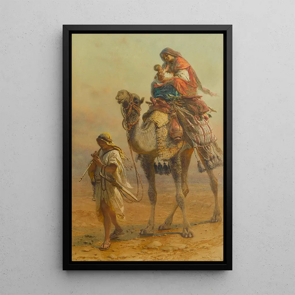 Carl Haag - A family of wandering Arabs.webp