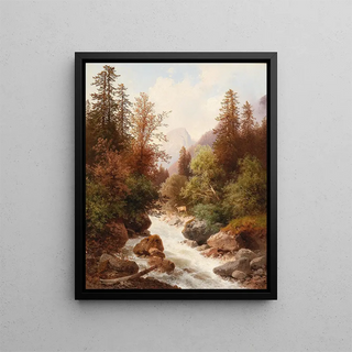 Carl Hasch - Motif Of The Ramsau Near Lofer.webp