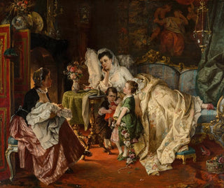 La nouvelle mère - Carl Herpfer — visning af kunstværket
