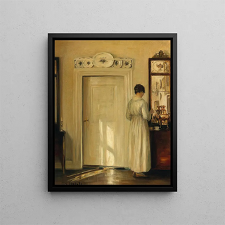 Carl Holse - Frau beim Teekochen.webp