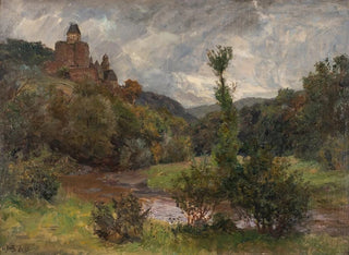 Carl Jutz The Younger - Castle Brresheim at Eifel.webp