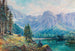 Hallstättersee med udsigt over Dachstein - Carl Kaiser-Herbst — visning af kunstværket