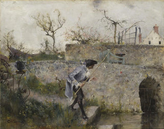En bid - Carl Larsson — visning af kunstværket