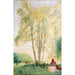 Reproduktion af maleriet Under birketræerne - Carl Larsson