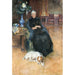 Reproduktion af maleriet Göthilda Fürstenberg - Carl Larsson