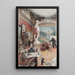 Indendørs af Fürstenberg-galleriet - Carl Larsson — indrammet kunstværk på væggen
