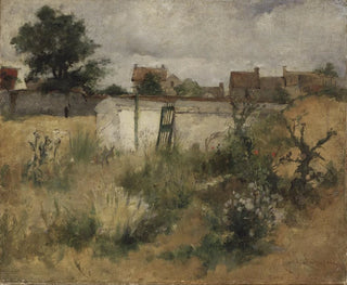 Studie af landskab fra Barbizon - Carl Larsson — visning af kunstværket
