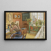Skrivebilleder - Carl Larsson — indrammet kunstværk på væggen