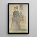 Reproduktion af maleriet Portrait af fru Signe Thiel - Carl Larsson