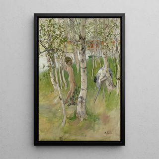 Carl Larsson - Ulf Nude Boy among Birches.webp