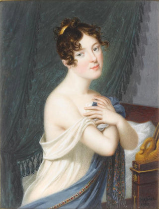 Carl Ludwig Hummel De Bourdon - Portrait of a young lady.webp