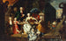 Et Familiengruppe på en terrasse i en villa-parc - Carl Marcus Tuscher — visning af kunstværket