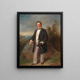 Carl Martin Ebersberg - Bildnis des Josef Edler von Kriehuber.webp