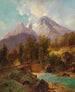 Le Watzmann nær Berchtesgaden - Carl Millner — visning af kunstværket
