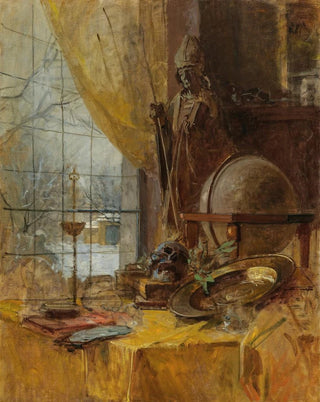 Vue du studio - Carl Moll — visning af kunstværket