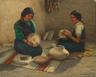 Carl Moon - Hopi Pottery Painters.webp