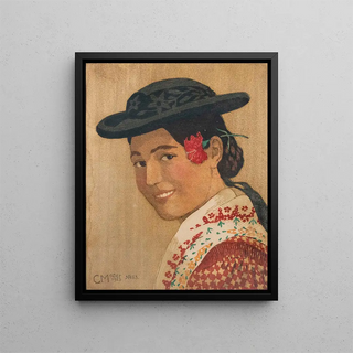 Carl Moser - Tiroler Bauernmdchen.webp