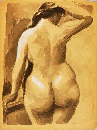Carl Newman - Back View of Female Nude.webp