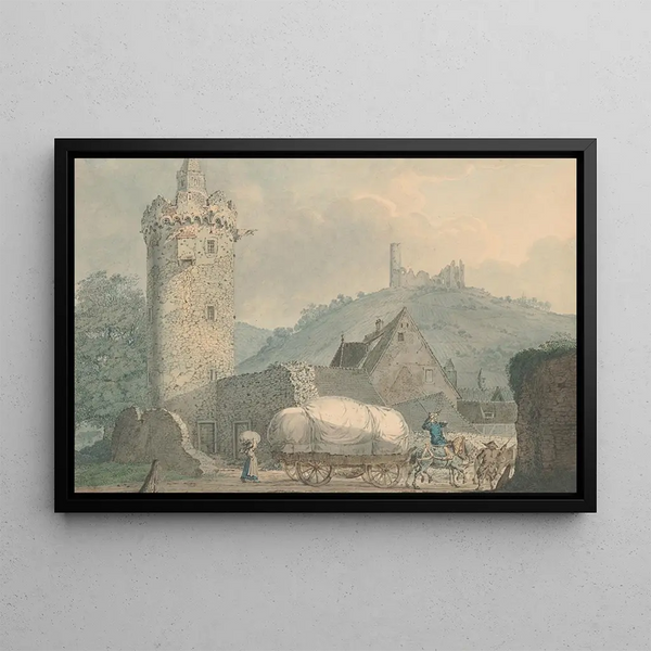 Carl Philipp Fohr - View of Weinheim on the River Neckar.webp