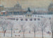La place du château à Vienne en hiver - Carl Pippich — visning af kunstværket