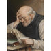 Munke der læser - Carl Schleicher — visning af kunstværket
