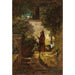 Reproduktion af maleriet Le dimanche matin - Carl Spitzweg