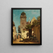 La garde de la ville - Carl Spitzweg — indrammet kunstværk på væggen