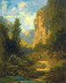 Landskab af bjerglandskab - Carl Spitzweg — visning af kunstværket