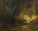 I skoven - Carl Spitzweg — visning af kunstværket