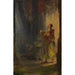Reproduktion af maleriet Gade i Kairo, Tyrk finder en rose - Carl Spitzweg